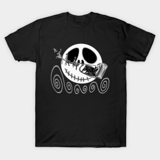 Sandy Claws Sleigh Ride The Nightmare Before Christmas T-Shirt